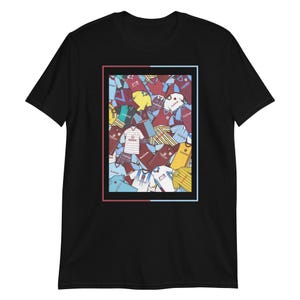 Camiseta unisex de manga corta con ilustraciones inspiradas en el clásico del Burnley.