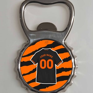 Personalised Hull 23/24 Shirt Metal Bottle Opener Fridge Magnet Inspired