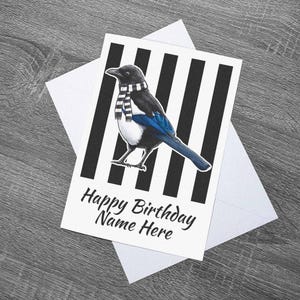 Carte d'anniversaire personnalisée Pie ou autre carte personnalisée - Avec enveloppe
