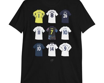 Legends of TH geïnspireerd T-shirt met korte mouwen, voetbalthema