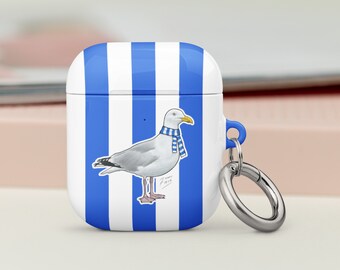 Étui inspiré du football Seagull sur le thème de Brighton pour AirPods®