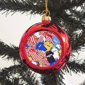 Mackems Style Retro Themed Shirts Christmas Bauble