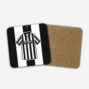 Geordie 1993-95 Home Shirt Memorabilia Hand Sublimated Football Coaster