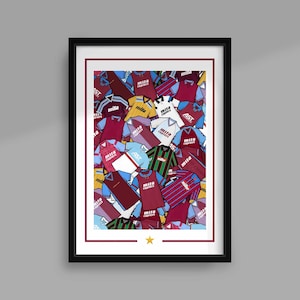 Retro Shirts of AV, Lions Inspired Illustrated Poster Print