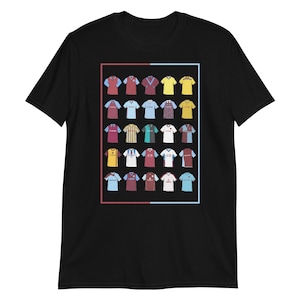Classics of Burnley | Jerseys Inspired Artwork Short-Sleeve Unisex T-Shirt