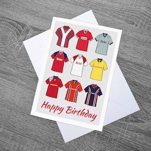 Cartão de aniversário ou outro personalizado inspirado no estilo artístico de York - com envelope