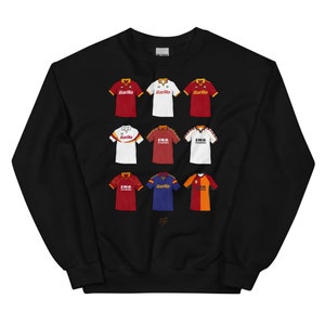 Retro Shirts of Rome Football Themed Unisex Sweatshirt