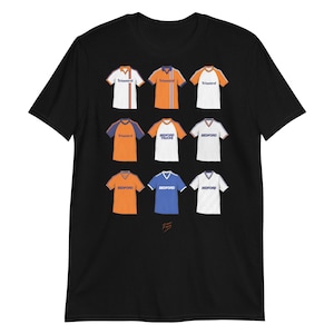 Luton Retro Shirts Illustrated Football T-Shirt