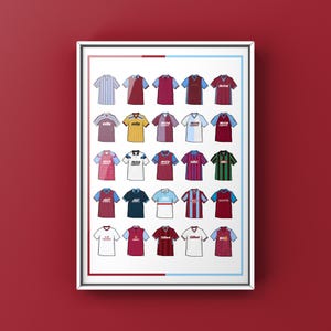 AV Lions Inspired Classics Style Jerseys Themed Poster Print