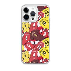 Legends of the Gunners Shirts Clear Case for iPhone® Football Inspired