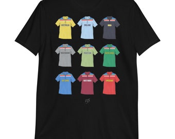 1992 Cricket World Cup Shirts Illustrated T-Shirt