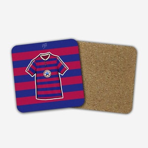 Geordie 1995/96 Away Shirt Memorabilia Hand Sublimated Football Coaster