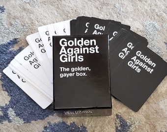 CARD GAME Golden Against Girls 180 cards cah