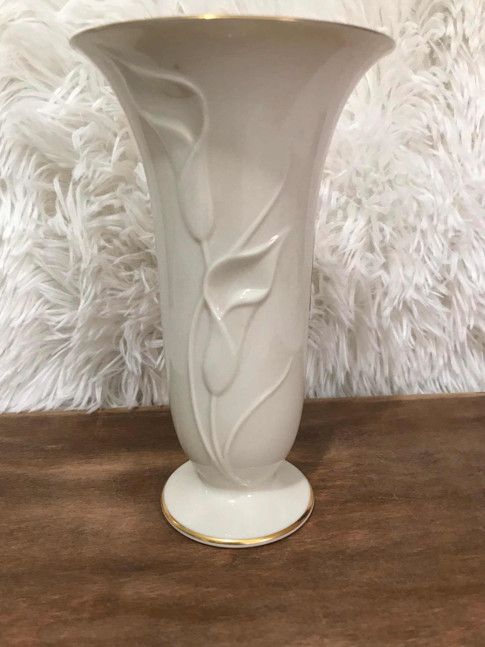 Lenox Limited Edition Fine Ivory Lilies of Beauty Gold Etsy