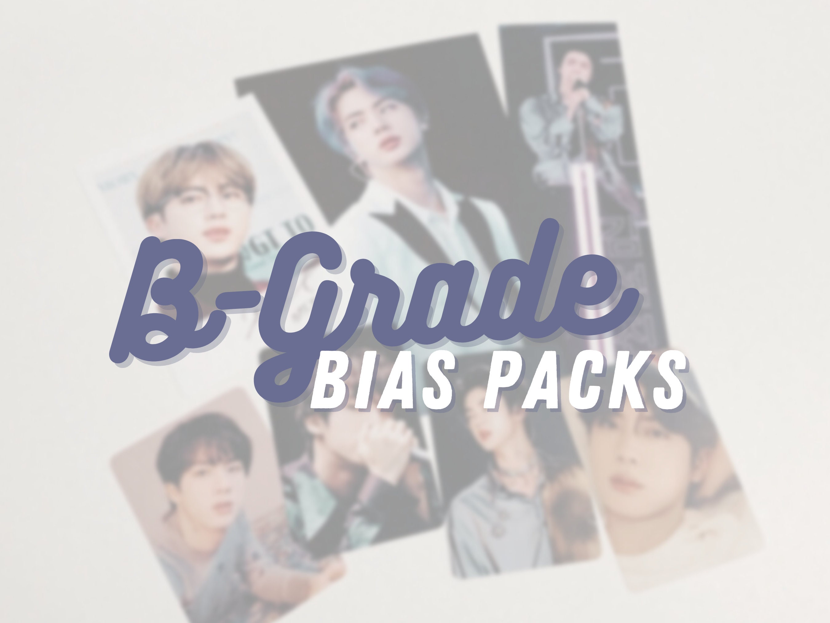 BTS B-Grade Bias Packs | Assortment of Prints | thekoostuff