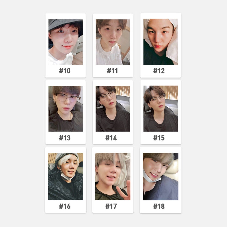 BTS Polaroids Real Fujifilm Instax Prints thekoostuff \u2022\u1d17\u2022 BTS SugaYoongi Selca Polaroids