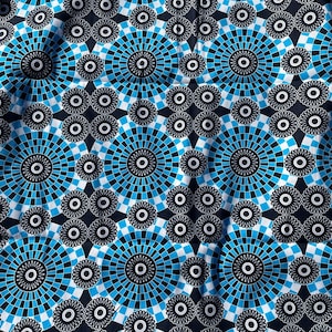 African Fabric | African Print Fabric  | Ankara fabric| Kitenge fabric| Fabric by the yard| 100% African cotton fabric|