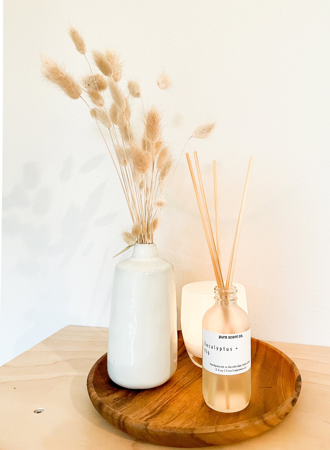 Eucalyptus Fig Reed Diffuser Premium Fragrance Oil Scent Etsy