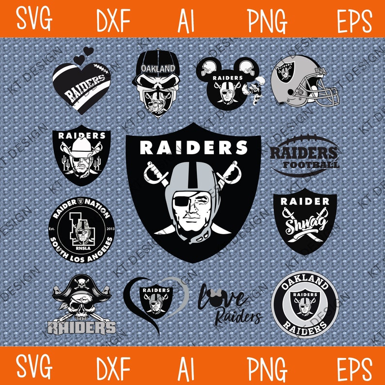 Download Oakland Raiders Logo NFL Football SVG cut file for cricut ...