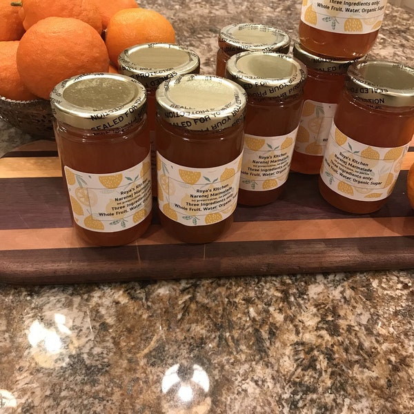 Roya's kitchen Bitter Orange Marmalade ,boxed individually make it a perfect gift for any occasion.