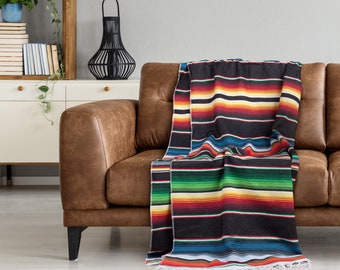 Serape Blanket and free tote bag | Falsa Blanket | Picnic Blanket | Yoga Blanket | Beach Blanket | Laguna Blanket