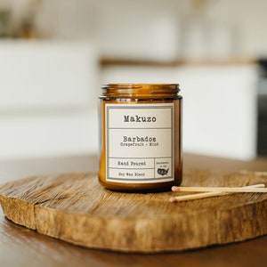 Grapefruit and Mint Candle
