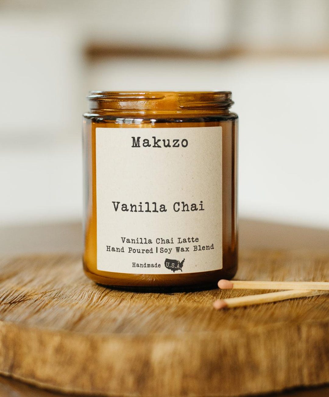 Vanilla Chai Wood Wick Candle, Coffee Smelling Candle, Chai Candle, Vanilla Candle - Etsy