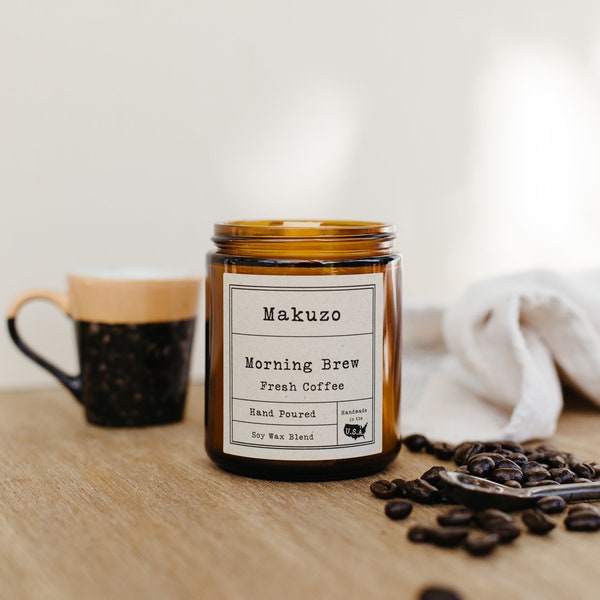 Fresh Coffee Wood Wick Candle | Crackling Candle | Espresso Candle