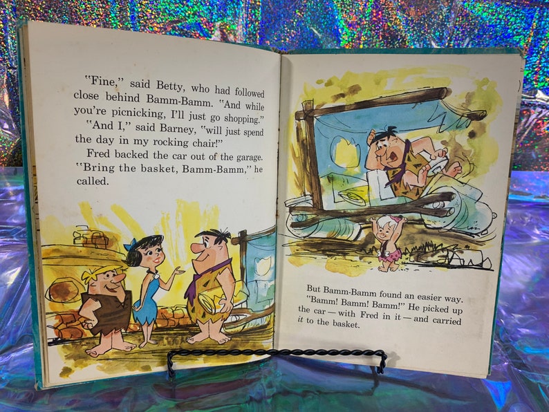 Vintage the Flintstones Book Picnic Panic 1965 Hardcover Etsy