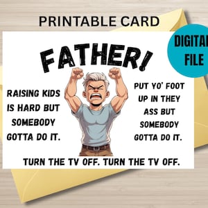 Cartão de aniversário para imprimir para o pai, cartão para imprimir em casa, cartão para o pai, feliz aniversário, pai