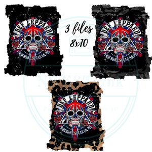 Rock -and-Roll-Band Musik Png, digitaler Download, Leopard Clipart, Sublimation Designs herunterladen, sofortiger Download, c Store für mehr Designs