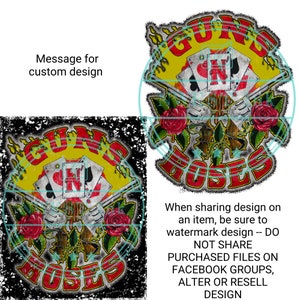 Rock and roll band music png files, clipart, digital sublimation designs download