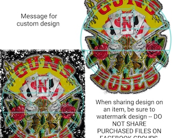 Rock and roll band music png files, clipart, digital sublimation designs download