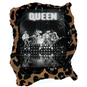 Rock and roll band music png files, leopard clipart, digital sublimation designs download