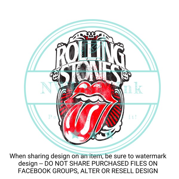 Rock and roll band music png, digital download, clipart, sublimation designs download, instant download, msg 4 design ideas