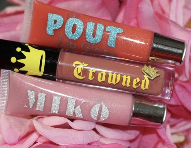 Vinyl Lip Gloss Labels 50 Pack Etsy