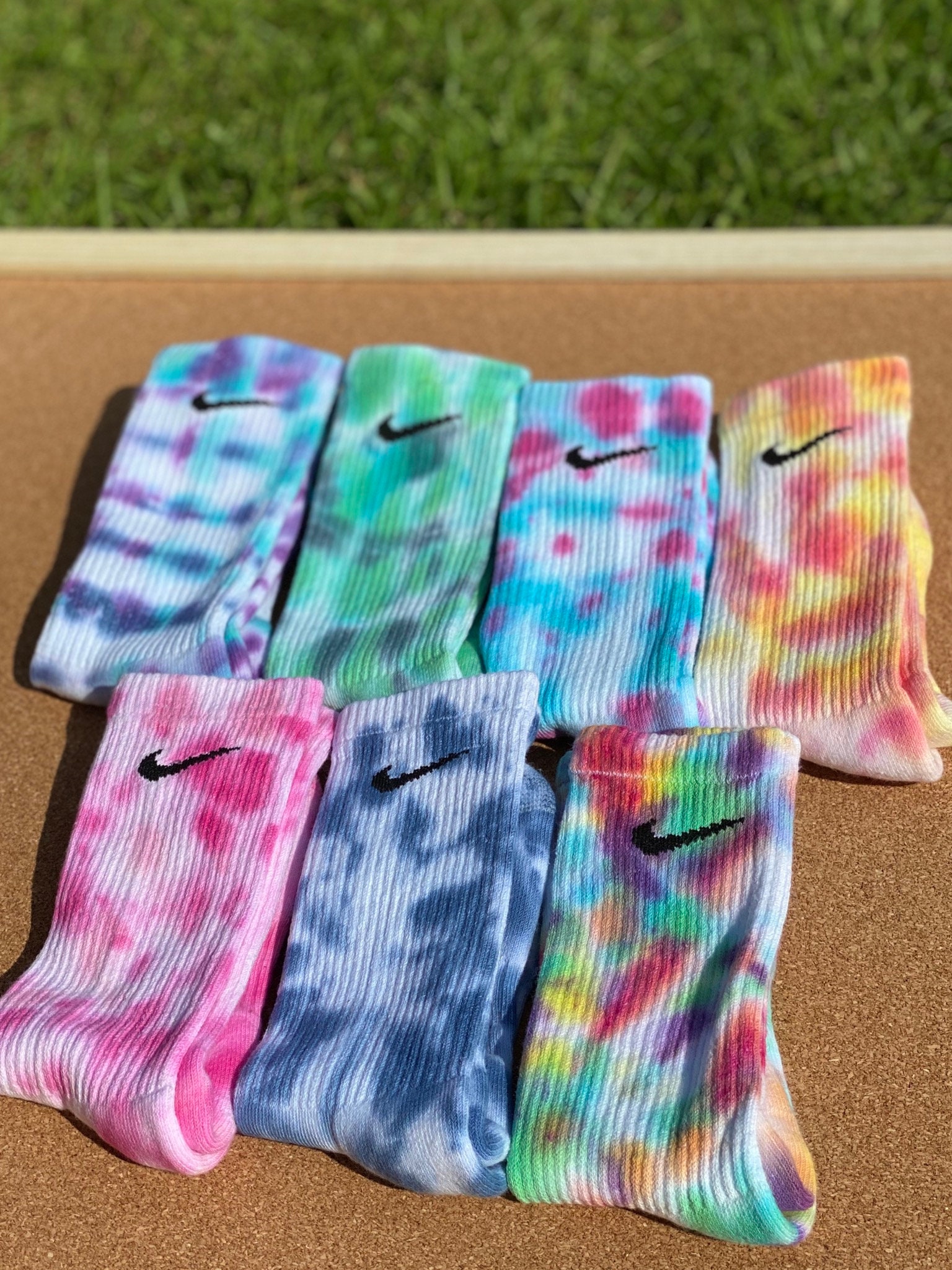 Tie Dyed Socks 4-10 Womens Polka Dot 87 % Cotton No Nonsense Brand, Unique  Gift, Birthday Gift, Valentines Gift 