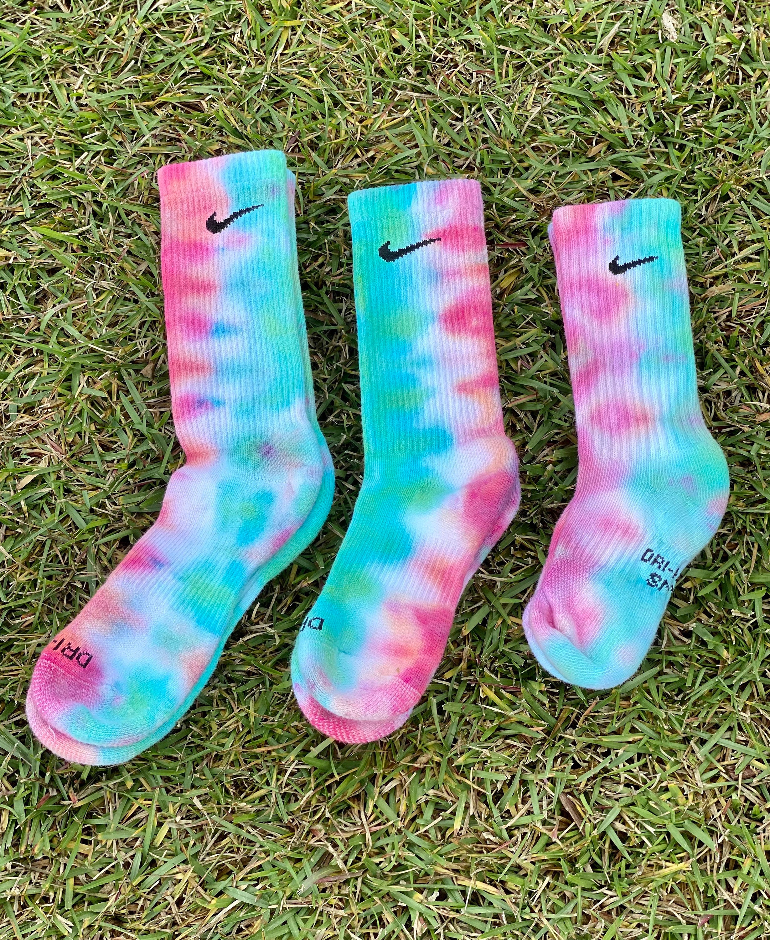 dying nike socks