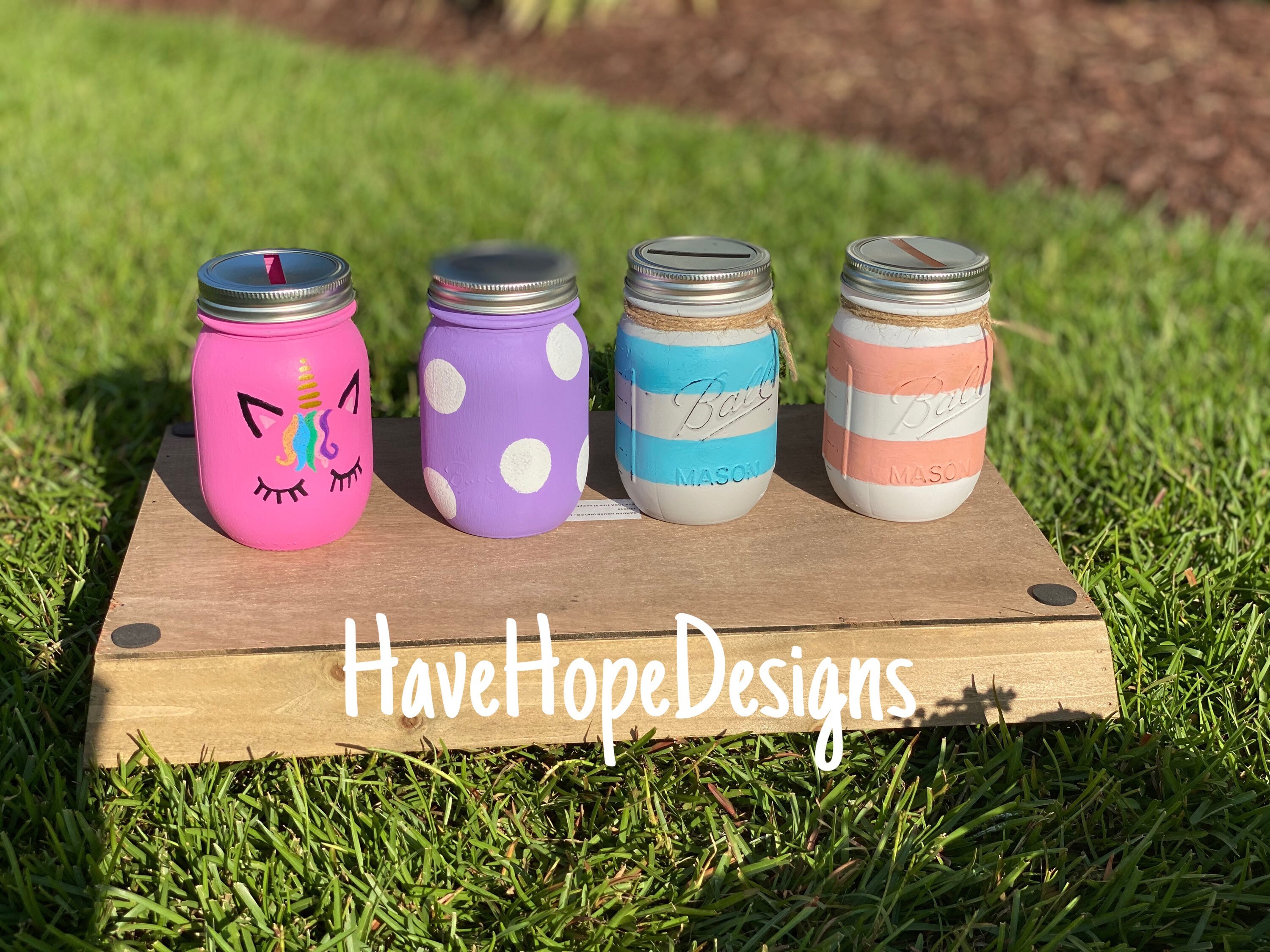 Fun Piggy Banks Can Customize Savings Bank Custom Mason Jar Kids Savings Stocking Stuffer Christmas Gift Birthday Gift
