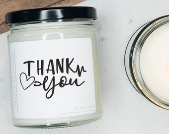 Thank You Nurse, Soy Candle, Medical Worker Gift, Gift for Nurse, Gift for Doctor, Essential Worker, Gift for Friend, Hero Gift, Thankful
