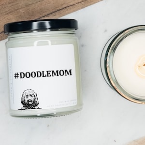 Doodle Mom, Golden Doodle Lover, Golden Doodle Gift, Soy Candle, Dog Lover Candle, Dog Mom Gift, Gift for Her, Mother&#39;s Day Gift, Pet Gift