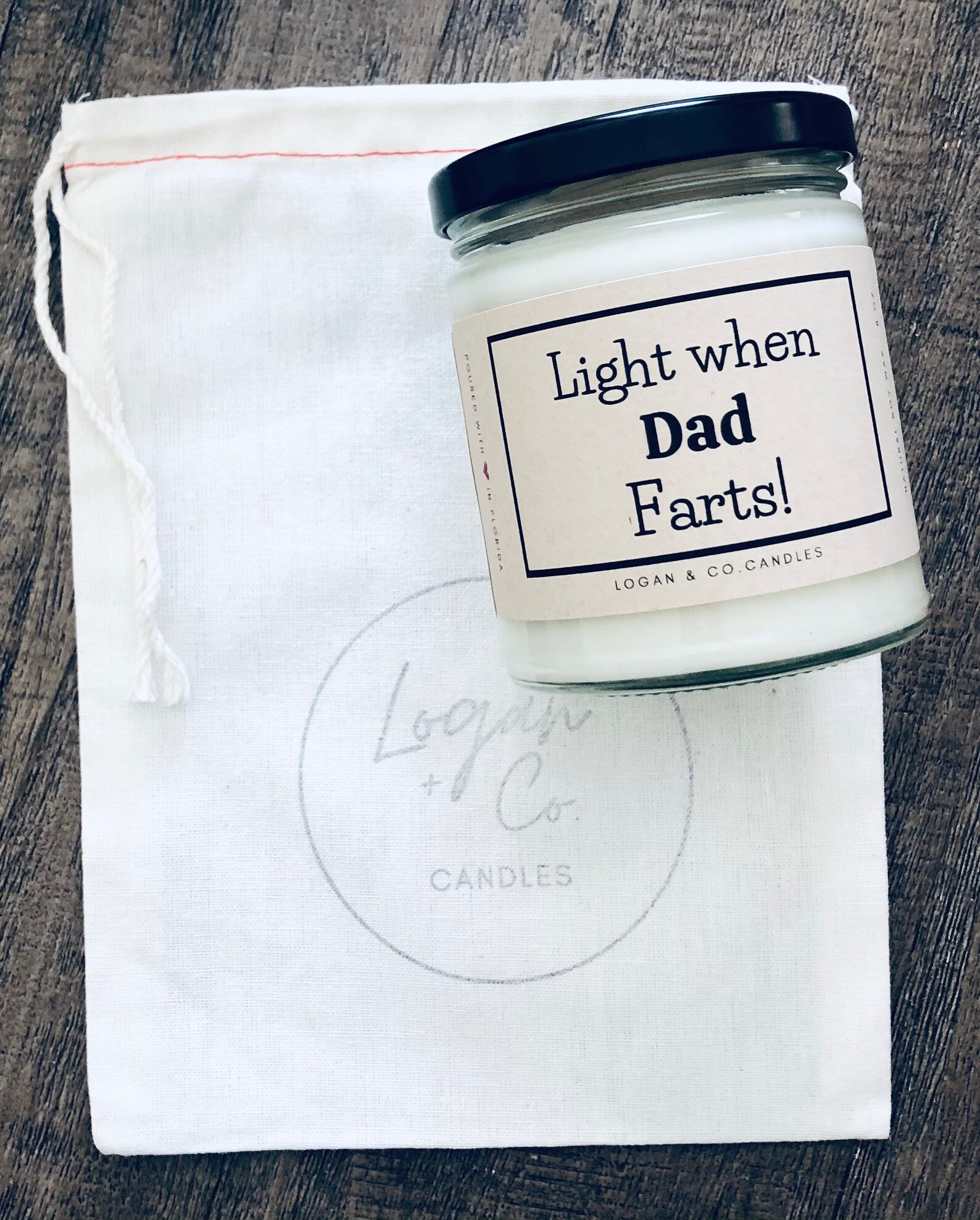 Light When Dad Farts Funny Father's Day Gift Soy Candle Etsy