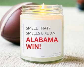 Smells Like a Win Football Candle: NFL/College Game Day Soy Wax Candle