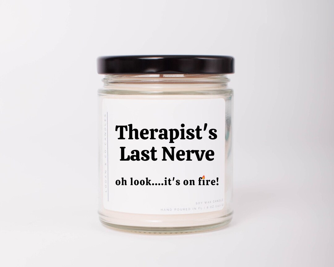 Therapist's Last Nerve, Funny Gift for Therapist, Birthday Gift for Therapist, Christmas Gift