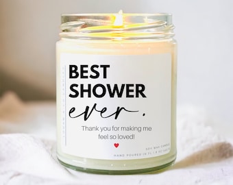 Best Shower Ever, Soy Candle, Shower Hostess Gift, Baby Shower Thank You Gift, Bridal Shower Hostess Gift, Hostess Gift, Thank You Gift