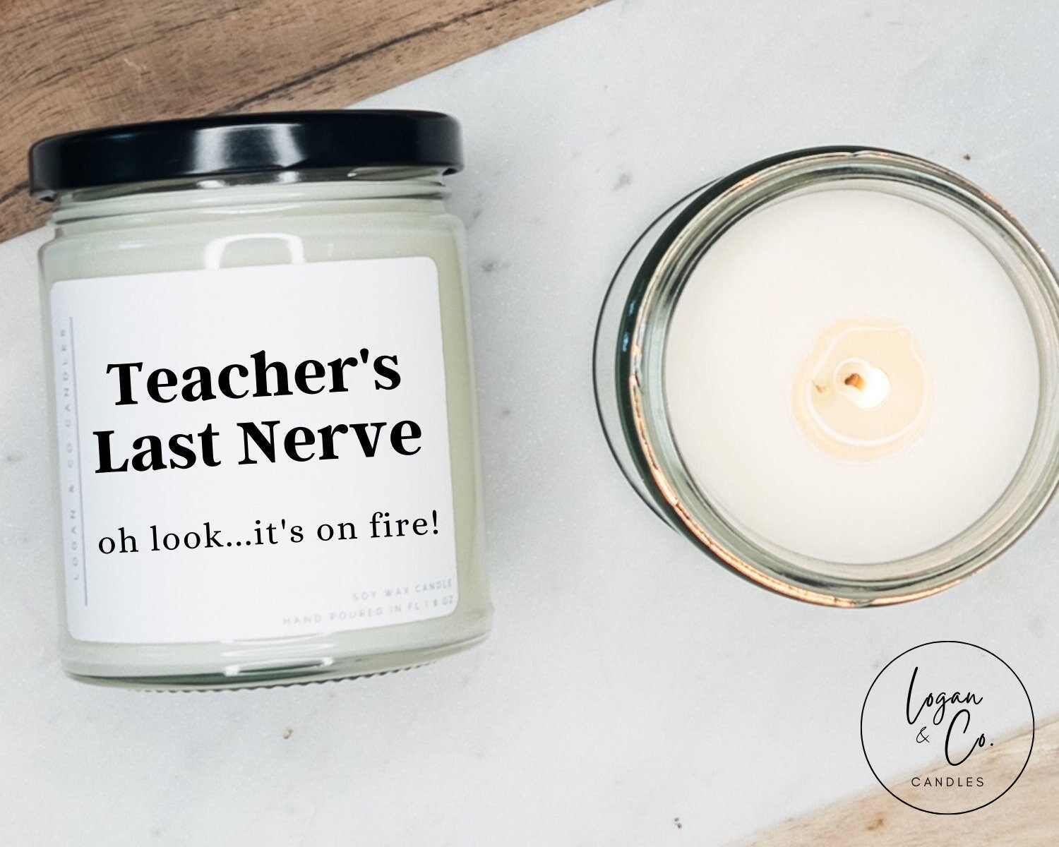 Teacher gift; teacher appreciation gift; a good gift for teachers; teacher candle