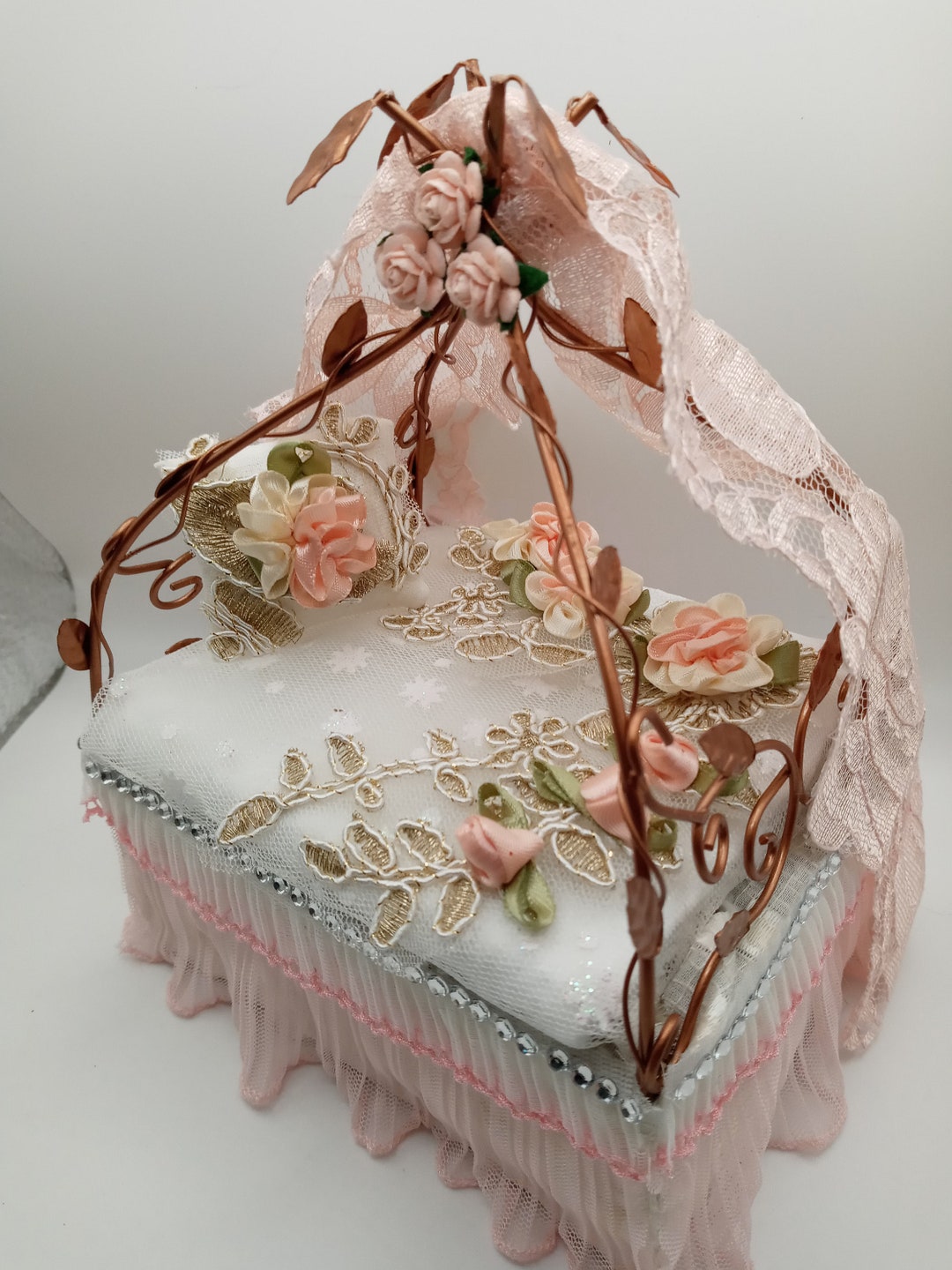 A Wonderful Magical Princess/fairy Bed in Pink and White. Dollhouse 112 Scale. Etsy