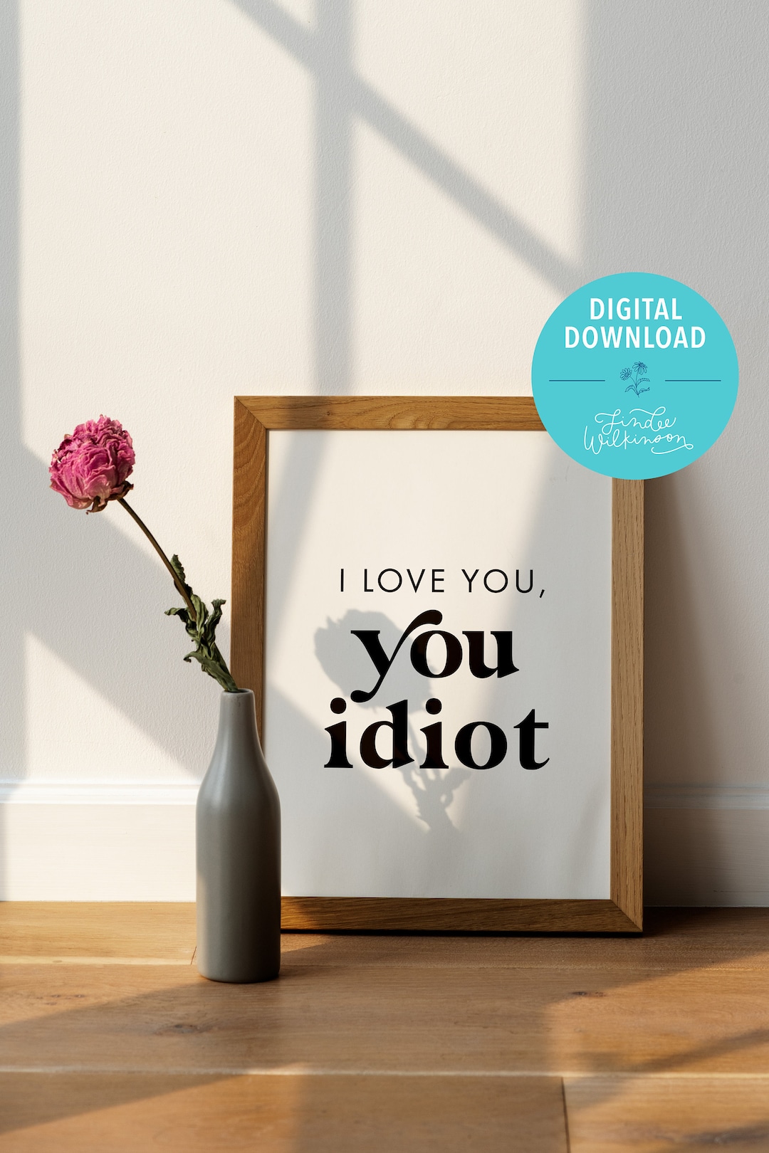 Ich Liebe Dich Du Idiot Gilmore Girls Wandkunst 8x10 5x7 Etsy.de