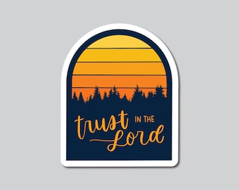 2022 Youth Theme - Trust in the Lord (Forest) Vinyl Sticker