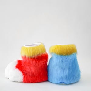 Pelzigen outdoor Pfoten | Toony Plantigrade Tierkostüm | Null Farbabweichung luxuriöse Kunstfell-Ausrüstung für Conventions Bild 7